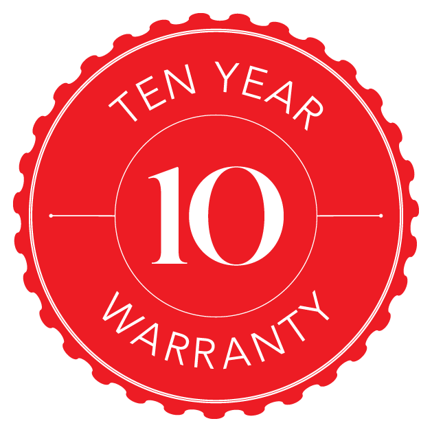 10 Year Warranty