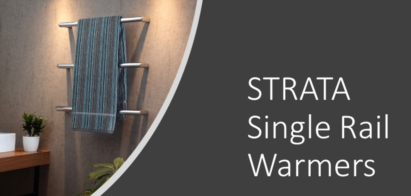 Strata Single Rail Towel Warmers