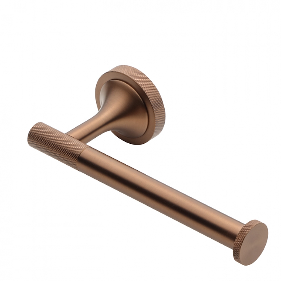 Aura X Toilet Roll Holder Brushed Copper