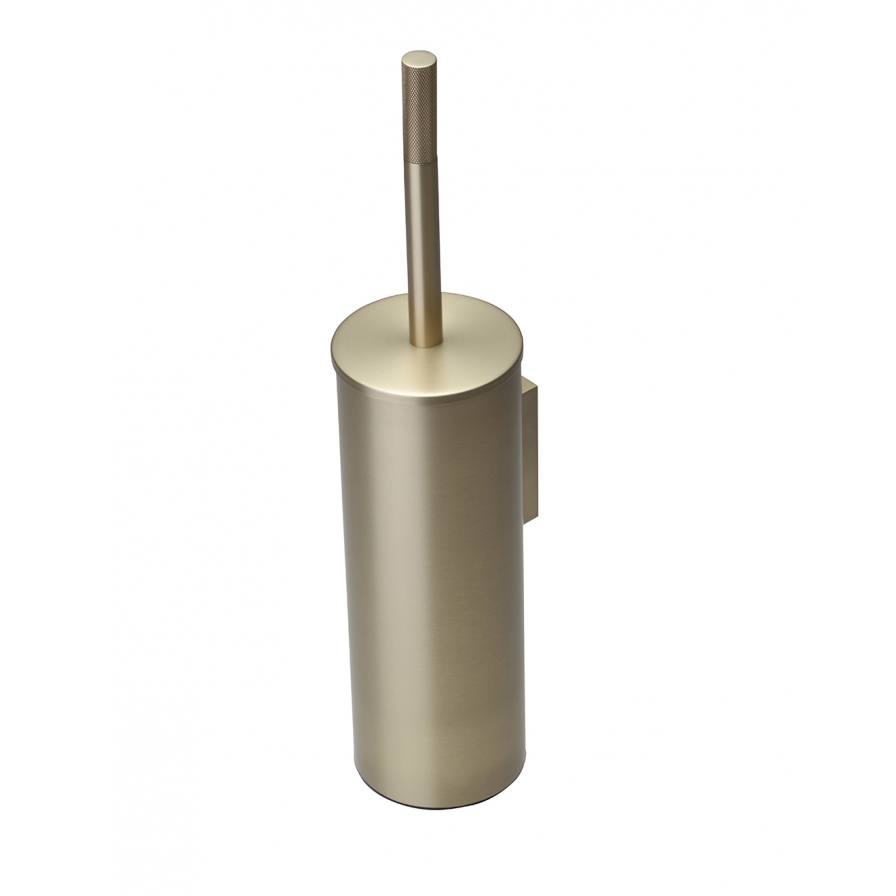 Aura X Toilet Brush Holder Brushed Brass