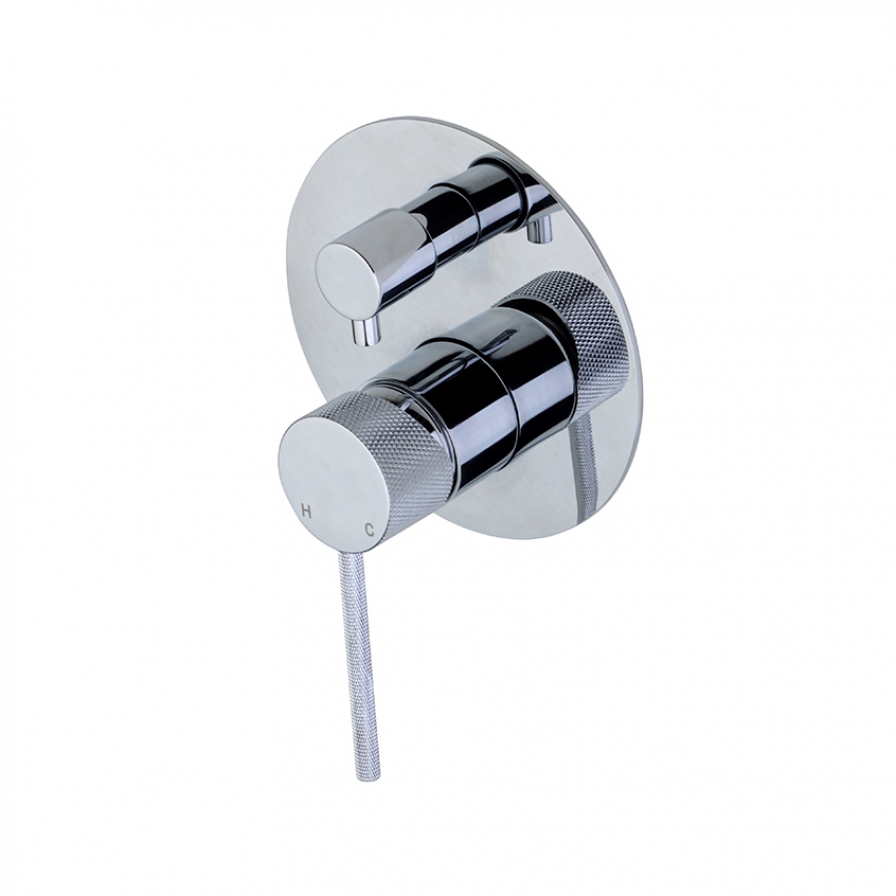 209X Series Knurled Shower Diverter Chrome