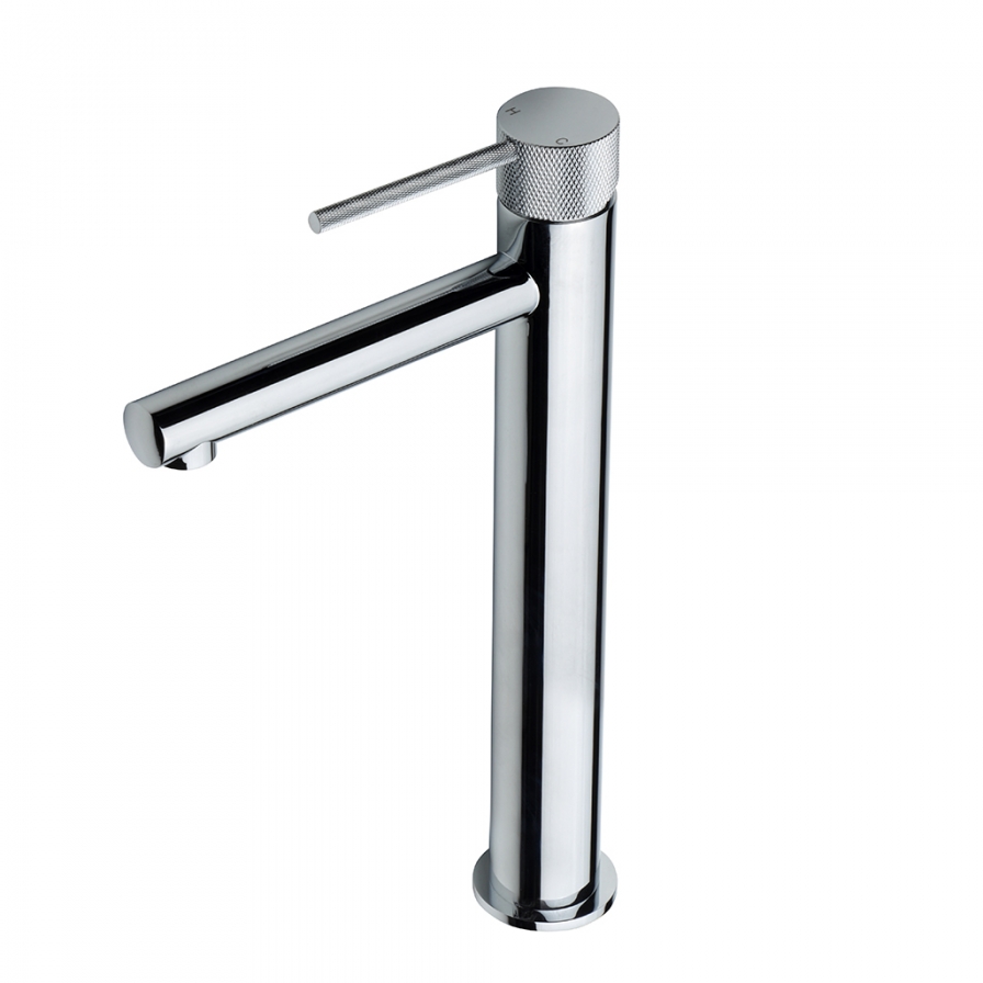 209X Series Knurled Tall Basin Mixer Chrome