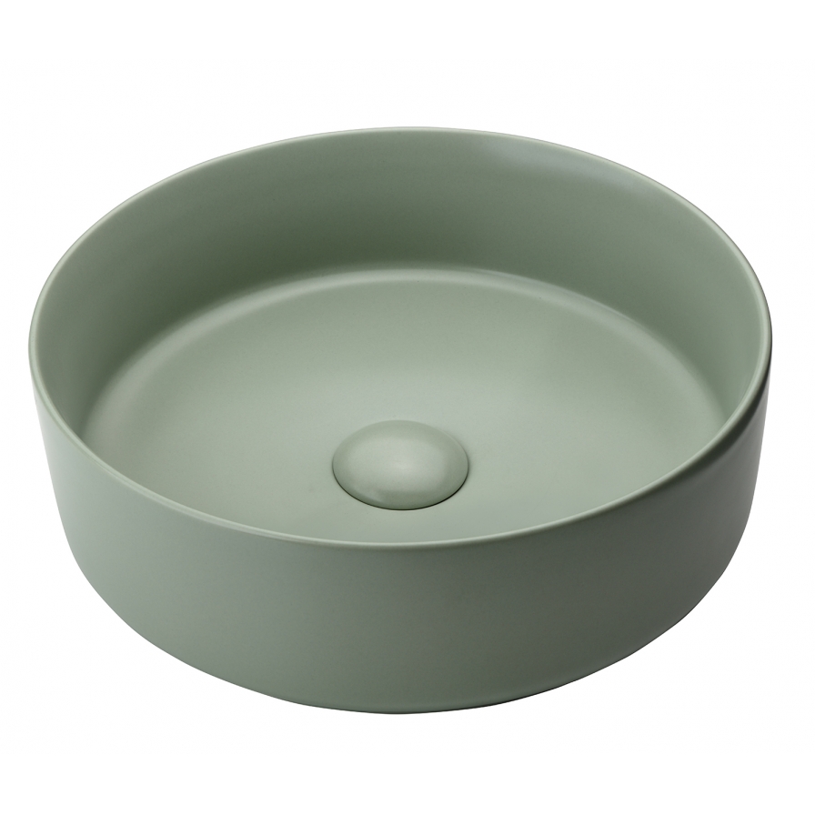 Kolor Radial 360 Countertop Basin - Sage Green 