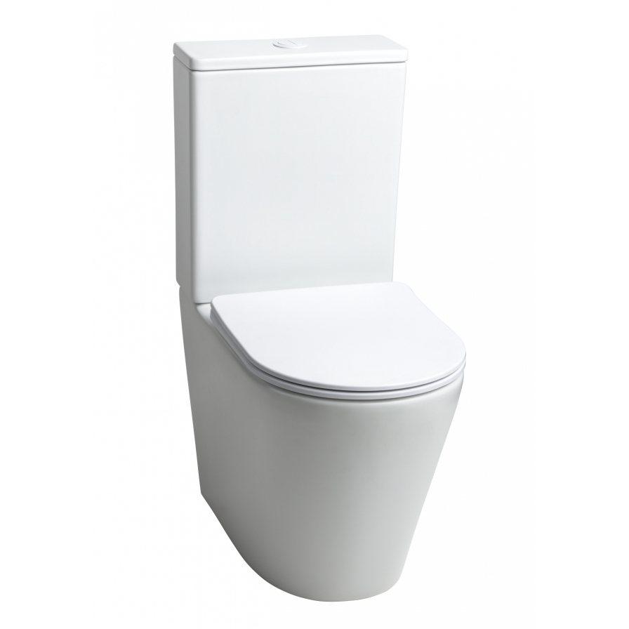 Loft SP Wall Faced Toilet Suite - Matte White