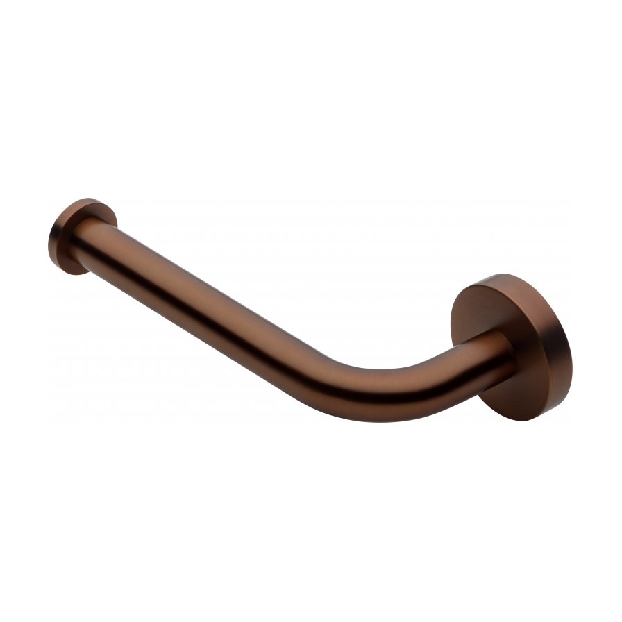 Aura Contour Toilet Roll Holder Brushed Copper