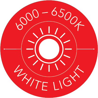 White light 6000-6500k