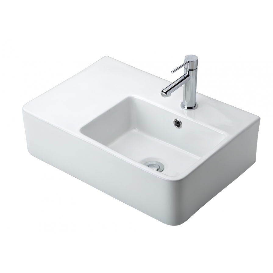 Lineal Wall Bench Basin - Right